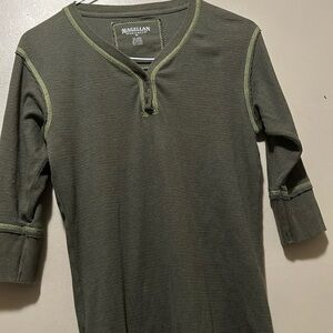 bella swan y2k 3/4 sleeve henley